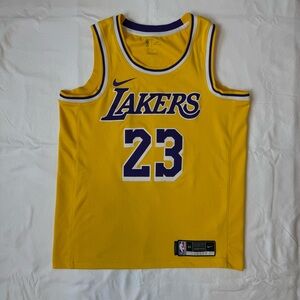 NBA Yellow and Purple Basketball Jersey